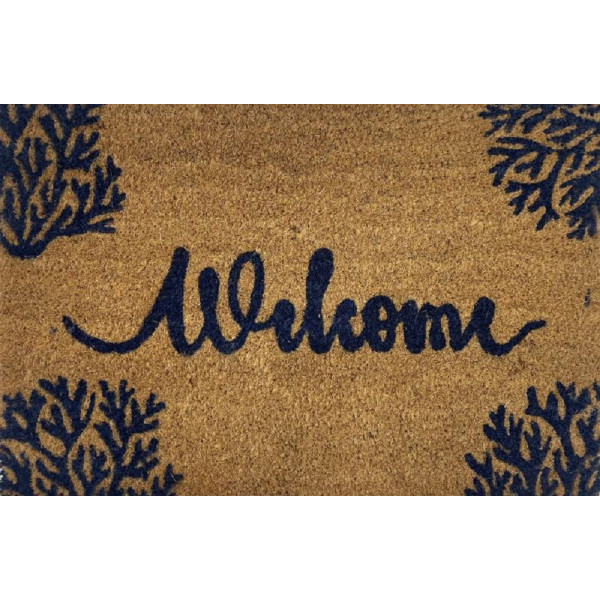 Welcome Ocean Doormat Door Mat 60x40cm