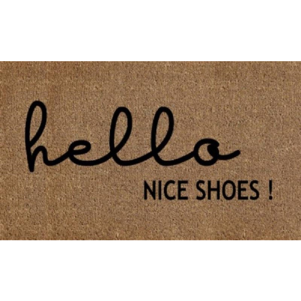 Hello Nice Shoes Doormat Door Mat 60cm