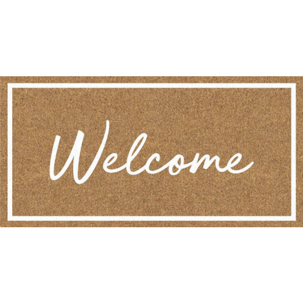 Welcome Cursive Doormat 90x45cm