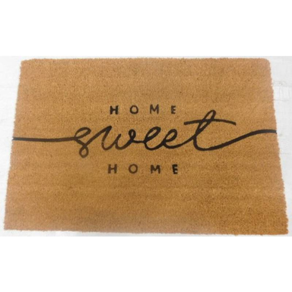 Home Sweet Home Cursive Doormat 60x40cm