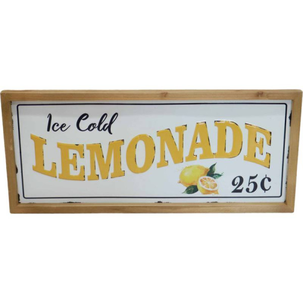 Lemonade Sign Wall Art 61x27cm