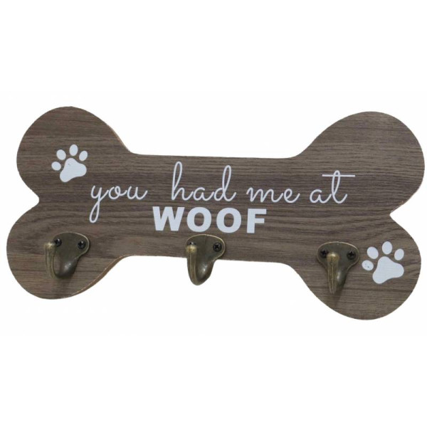 You Had Me At Woof Hook 30x14cm