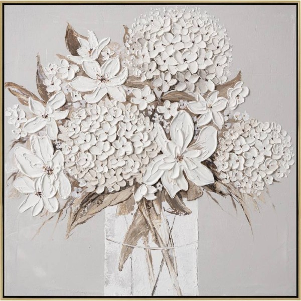 Bluff Floral Framed Canvas 80cm