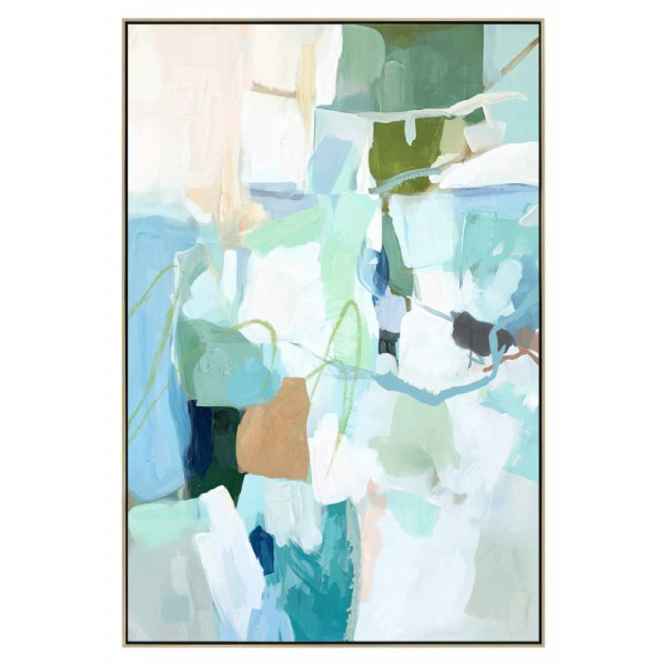 Louis Abstract Framed Artwork 80x120cm