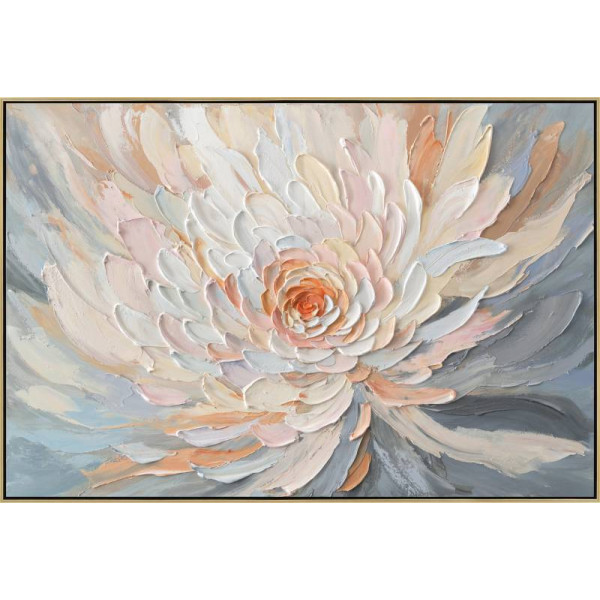 Lotus Flower Artwork 120x80cm