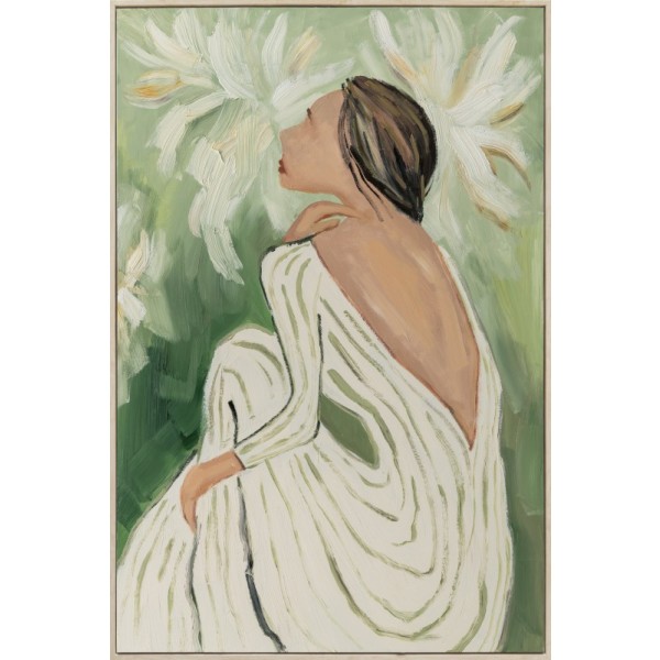 Dawn With The Flowers Framed Artwork 120cm