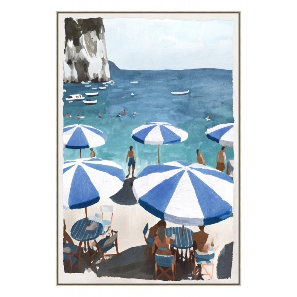 Holiday Sun Loung Framed Artwork A 120cm