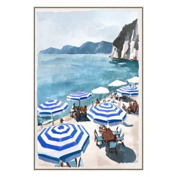 Holiday Sun Loung Framed Artwork B 120cm