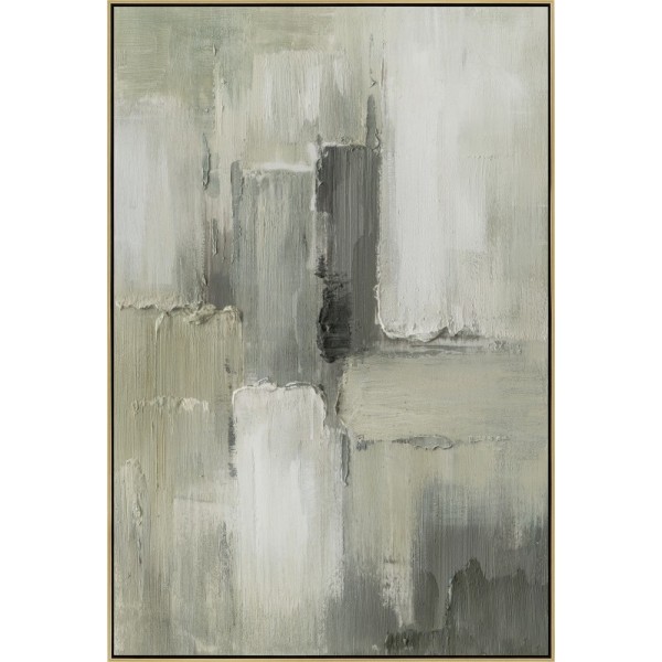 Green Shadow Framed Artwork 120cm