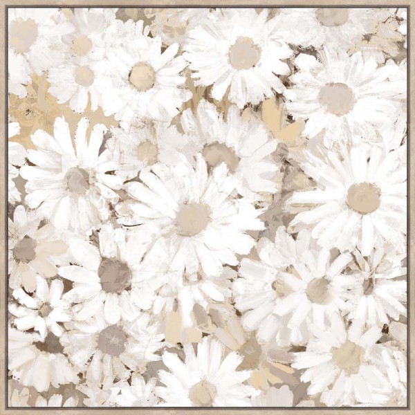Tonal Flower Artwork 80cm