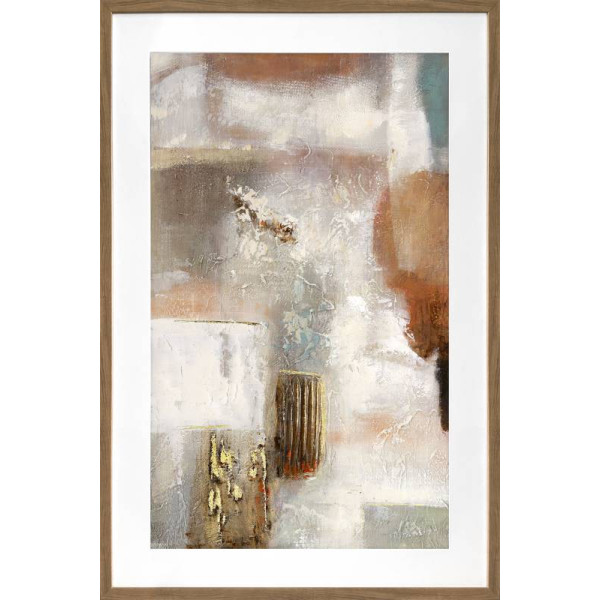 Dimitri Abstract Artwork Framed W Glass Front 80x120cm