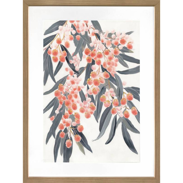 Australiana Artwork Framed W Glass Front 60x80cm