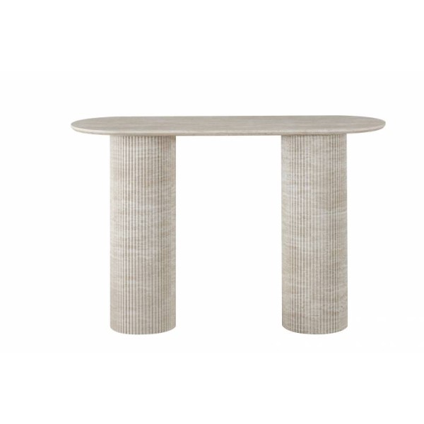 Elodie Console Table Travertine 78cm
