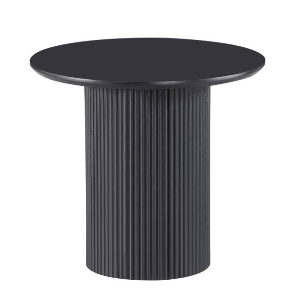 Elodie Round Side Table Black 55cm