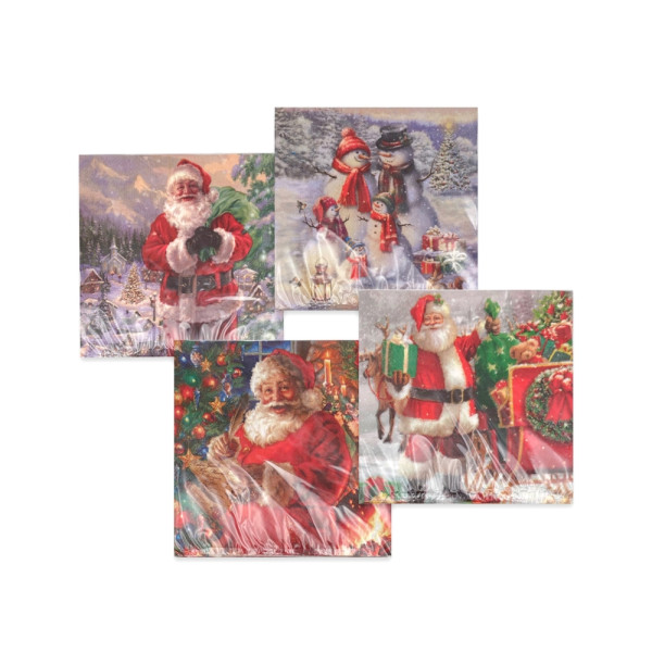 bulk 960 Xmas Santa Napkin Serviette Dining Luncheon 33cm