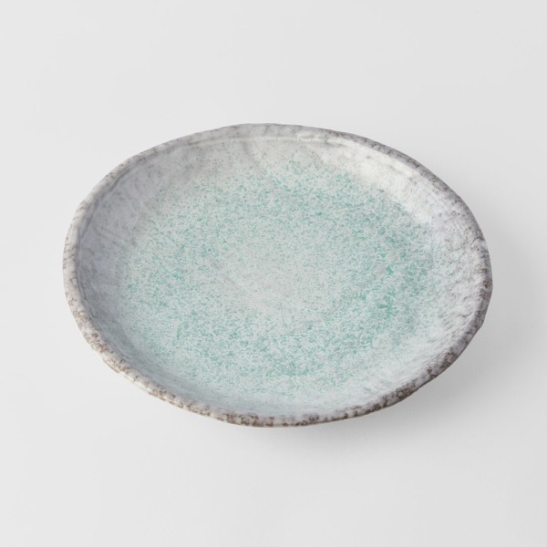 Serving Plate 27cm Aqua Splash Glaze