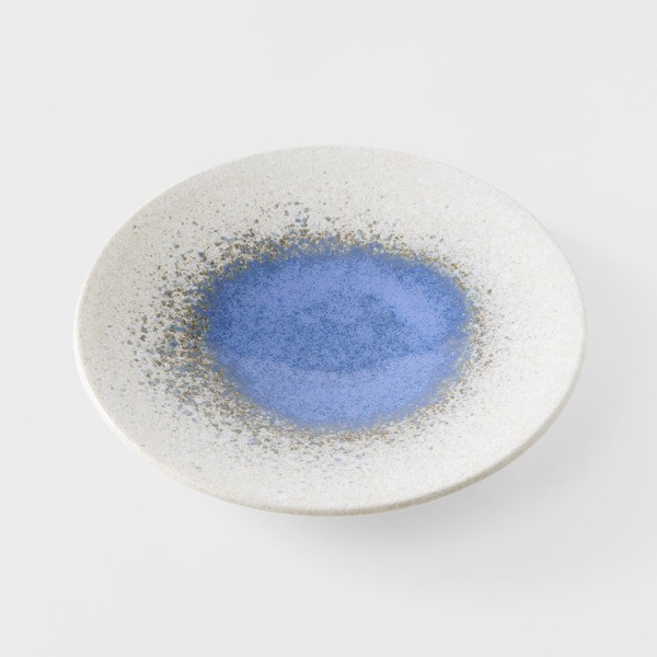 Dinner Plate 25.5cm Bright Blue Puddle Glaze