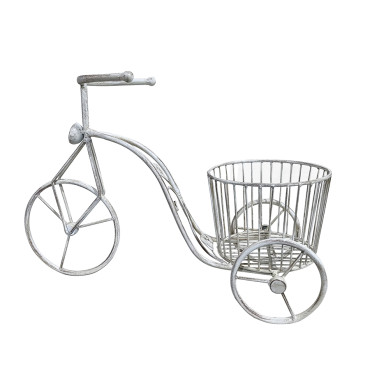 Country Garden Traingle w Basket Planter 35cm
