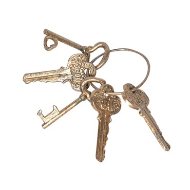 Antique Gold Love Dream Key Bunch 18cm
