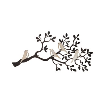 Laser Cut Tree of Life Branch w Birds Wall Art 64cm