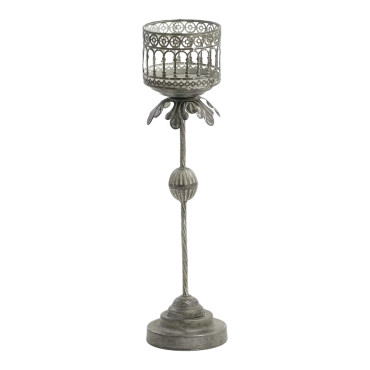 Tall Baroque Pillar Candle holder 51cm