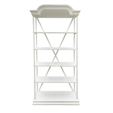 Bakers Stand White Reclaimed Timber 210cm