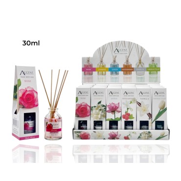 bulk 72 Mini Reed Diffuser 6 Fragrances 30ml