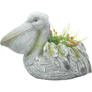 Pelican Planter w Hole + Plug 34cm