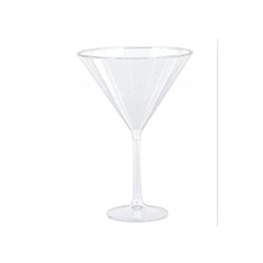 Bulk 24 739ml Jumbo Disposable Martini Glass 18x25cm