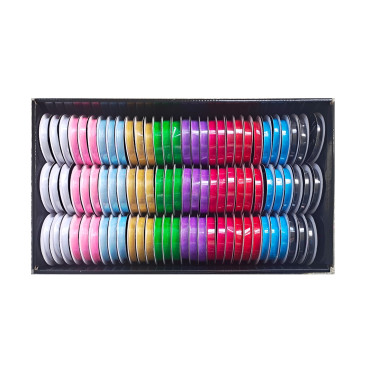 bulk 90 Roll Ribbon Sheer 4.5mt 10mm Displayed Box