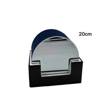 bulk 40 Mirror Candle Holder 20cm