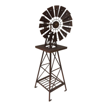 Large Rust Windmill 118cm