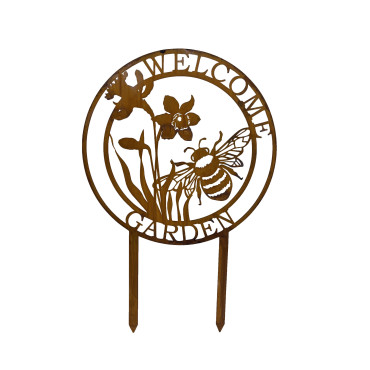 Laser Cut Dragonfly Garden Stake 53x53-80cm