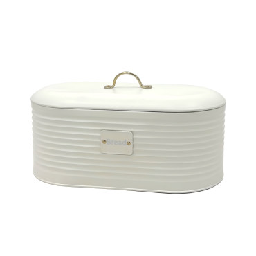 Corrugated Metal Bread Storage Bucket Oval 34x18cm
