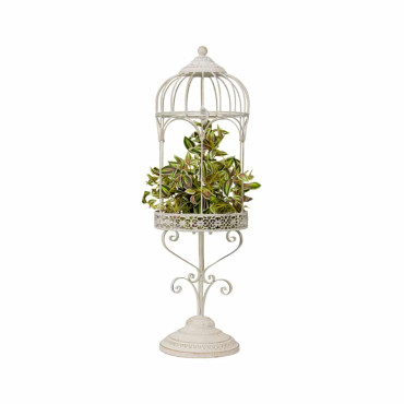 Martinique Arch Planter / Candleholder Cage On Base 22x72cm