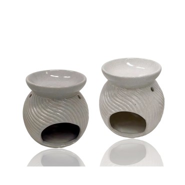 bulk 24 Ceramic Ocean Wave Oil Burner 10cm