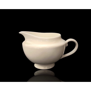 bulk 24 White Fine Bone China Cream Jug 235ml