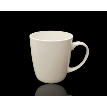 bulk 36 White Fine Bone China Mug White 350ml