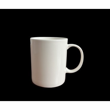 bulk 36 White Bone China Mug Straight 400ml