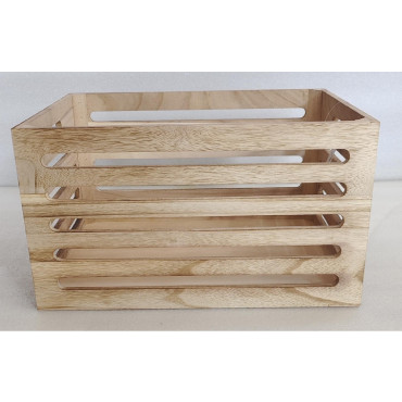 Wood Crates Natural 40x22cm
