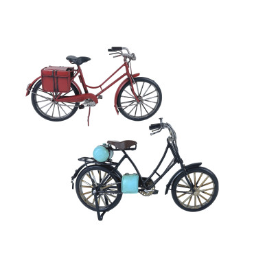 Set 2 Metal Bike Assort 28cm