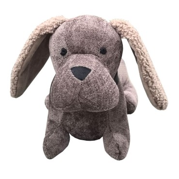 Brown Fabric Dachshund Door Stopper 38cm