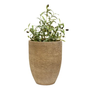Subtle Textured Contemporary Planter 43cm