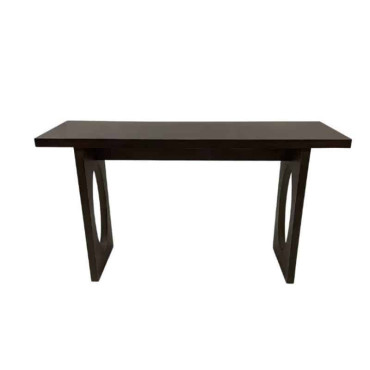 Console Table W Oval Cut-Out Legs 140cm