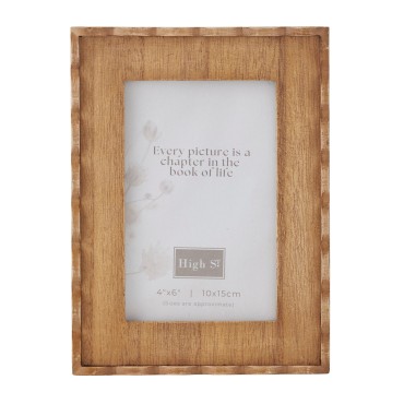 Belle Scolloped 4x6" Photoframe 15cm