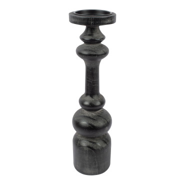 Nero Bold Pillar Candleholder 43cm