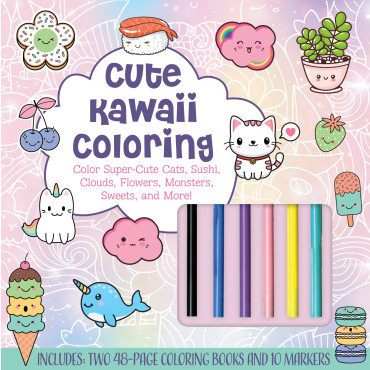 Cute Kawaii Coloring Kit