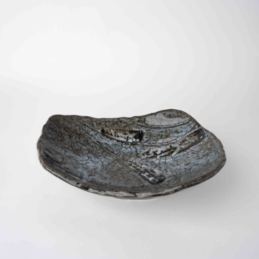 Sushi Plate 22cm Shiranami Glaze