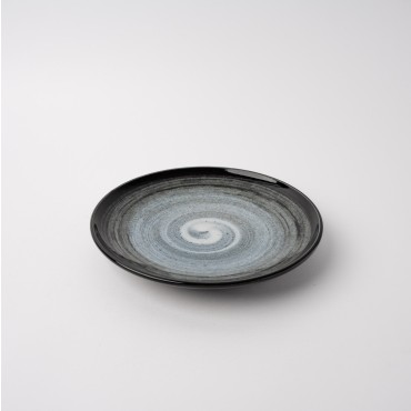 Side Plate 19cm Blue Cloud Glaze