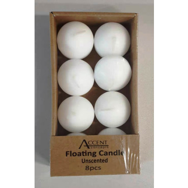 bulk 192 Floating Candle White